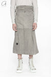 BORIS BIDJAN SABERI Apron WORKER1 F1603D Charcoal Grey